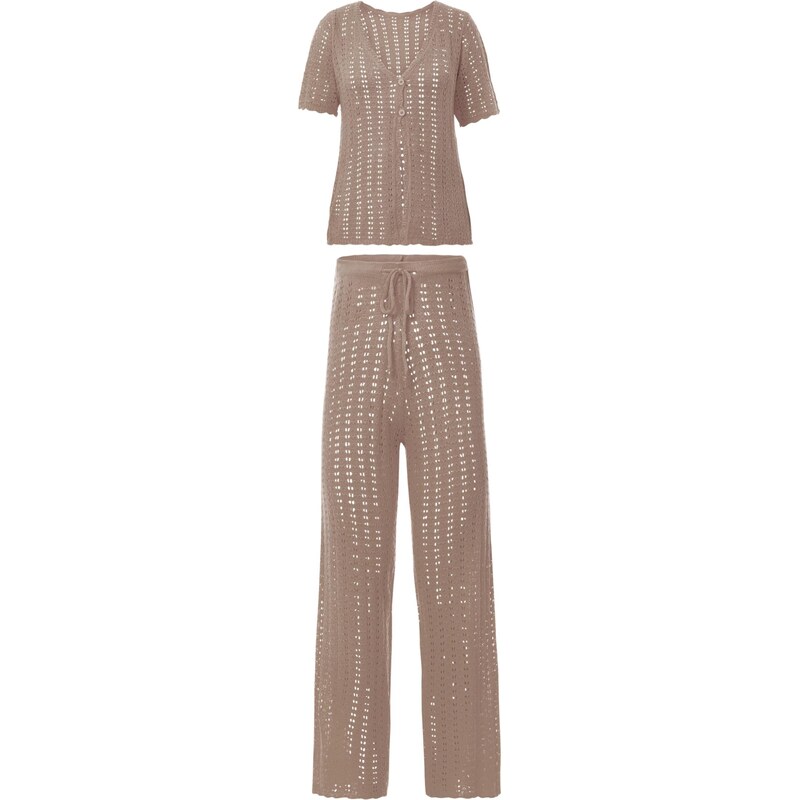 Imily Bela Tepláková súprava tmavobéžová 66536837