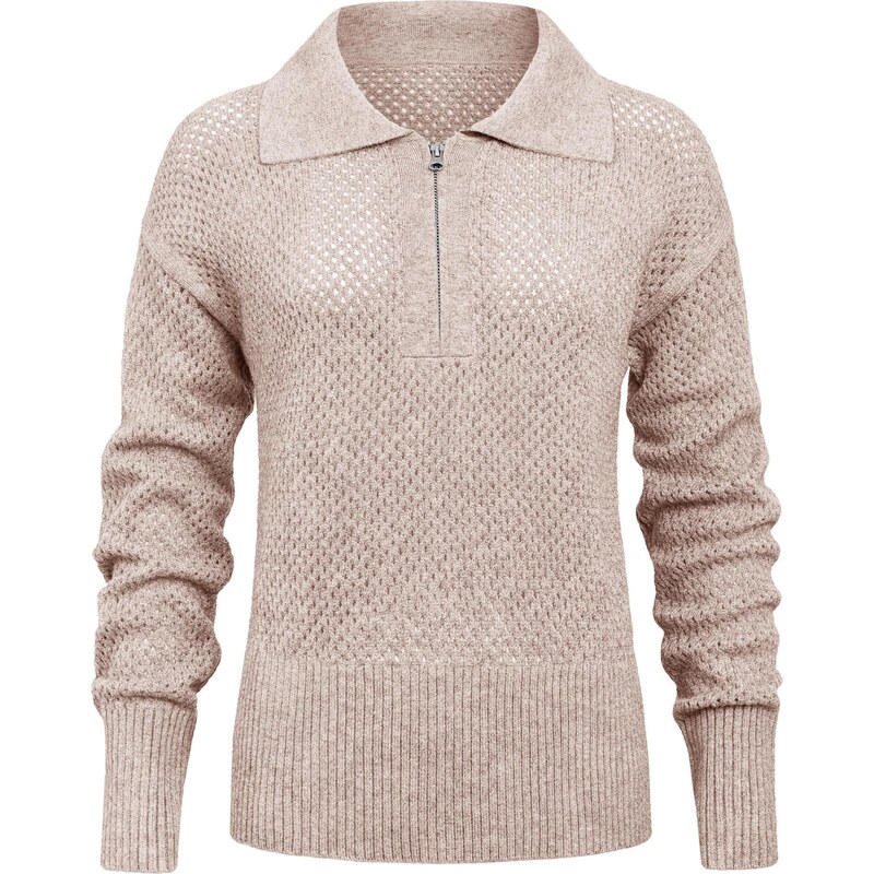 Imily Bela Sveter svetlohnedá 66536867