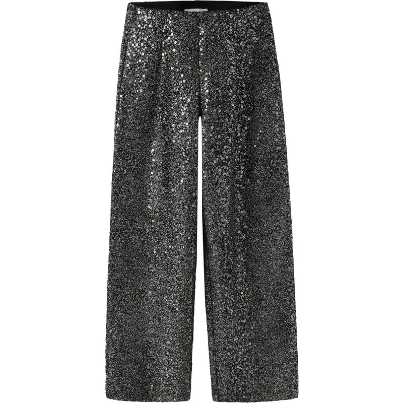 NAME IT Nohavice NKFSura čierna / strieborná 66536904