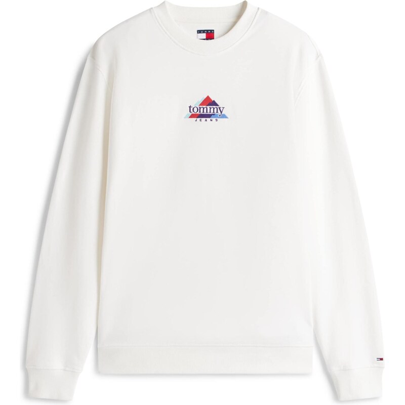 Tommy Jeans Mikina mätová / jasne červená / čierna / biela 66536959