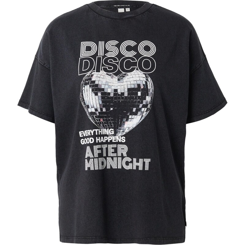 QS Tričko čierna / biela 66536985