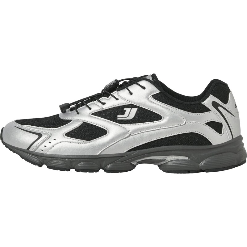 JACK & JONES Nízke tenisky JFWEDGE čierna / strieborná 66537603