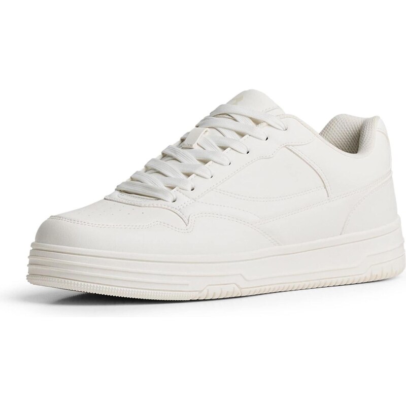 Bershka Nízke tenisky biela 66537605