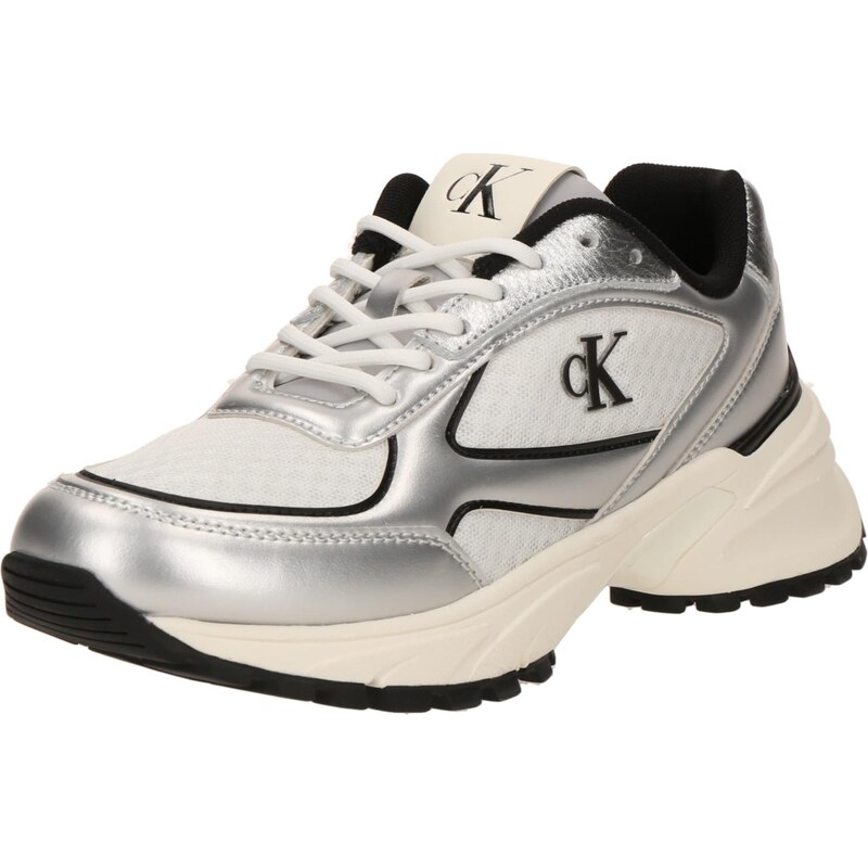 Calvin Klein Nízke tenisky HIKE RUNNER čierna / strieborná / prírodná 66537649
