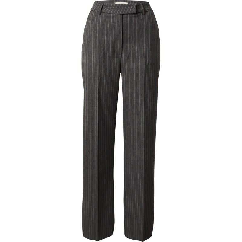 RÆRE by Lorena Rae Nohavice s pukmi Fabrice sivá / biela 66537709