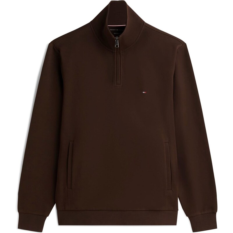 TOMMY HILFIGER Mikina Essential tmavohnedá 66537685