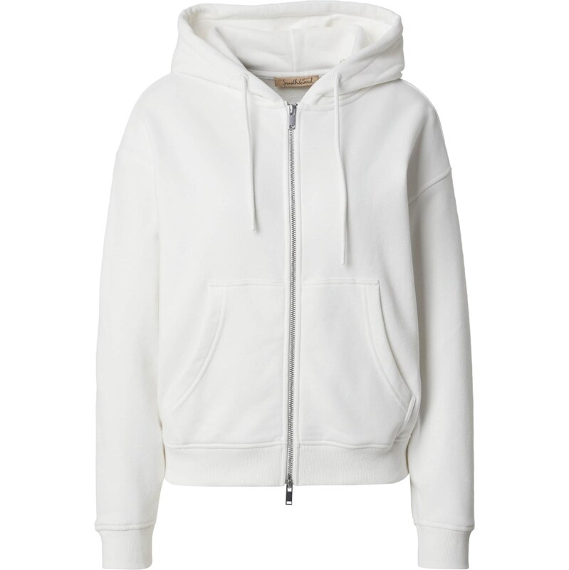 Smith&Soul Tepláková bunda Soul Studio šedobiela 66537806