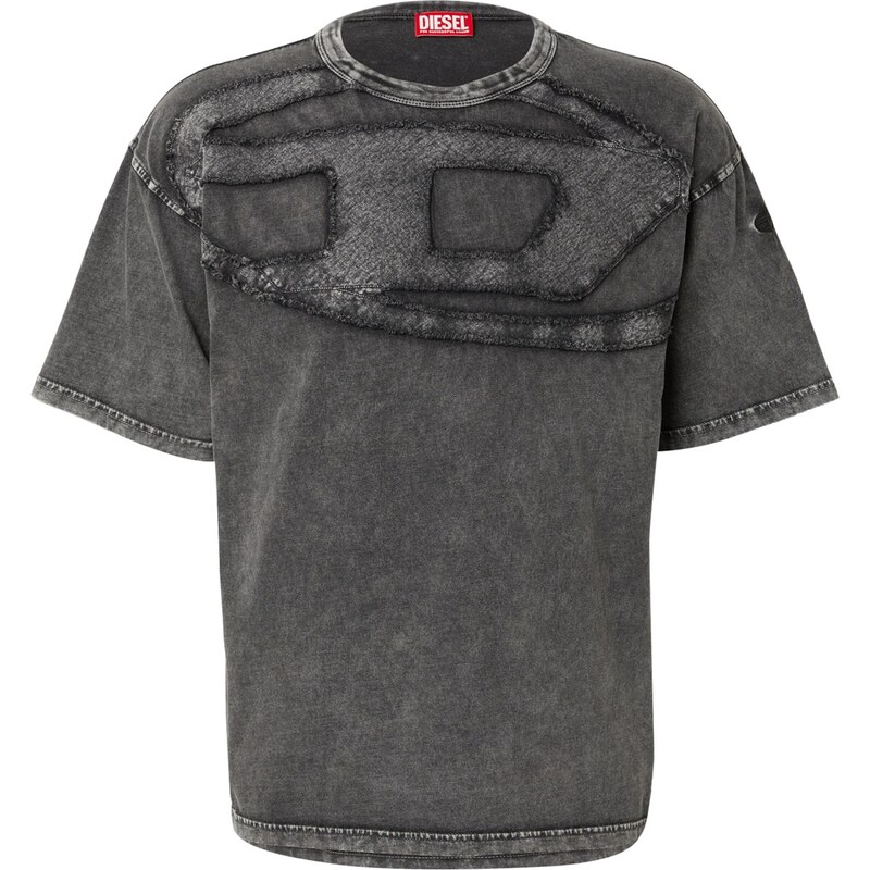DIESEL Tričko čierny denim 66537773