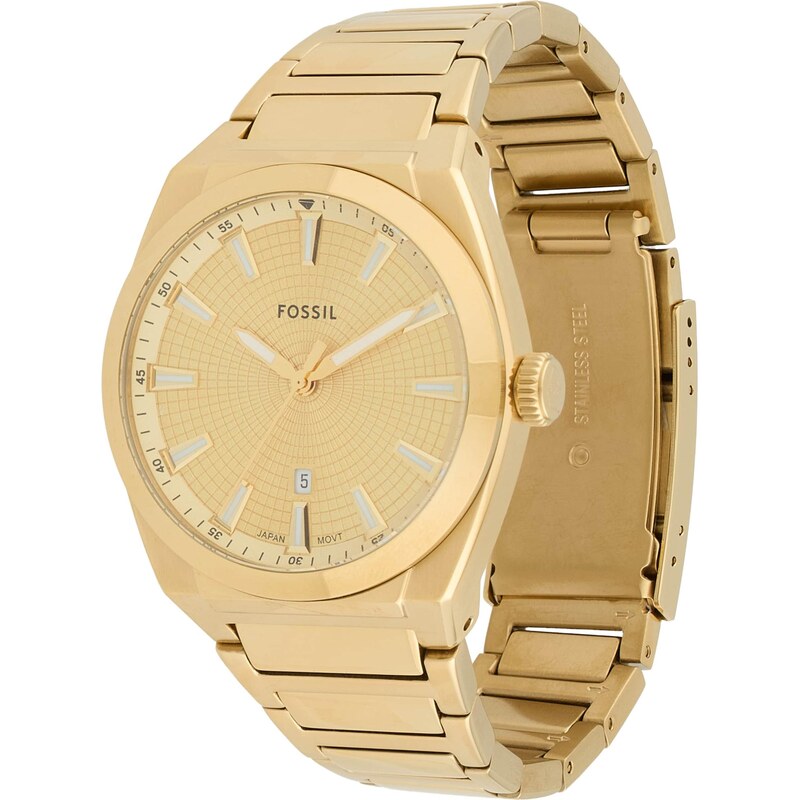 FOSSIL Analógové hodinky EVERETT zlatá 66537789