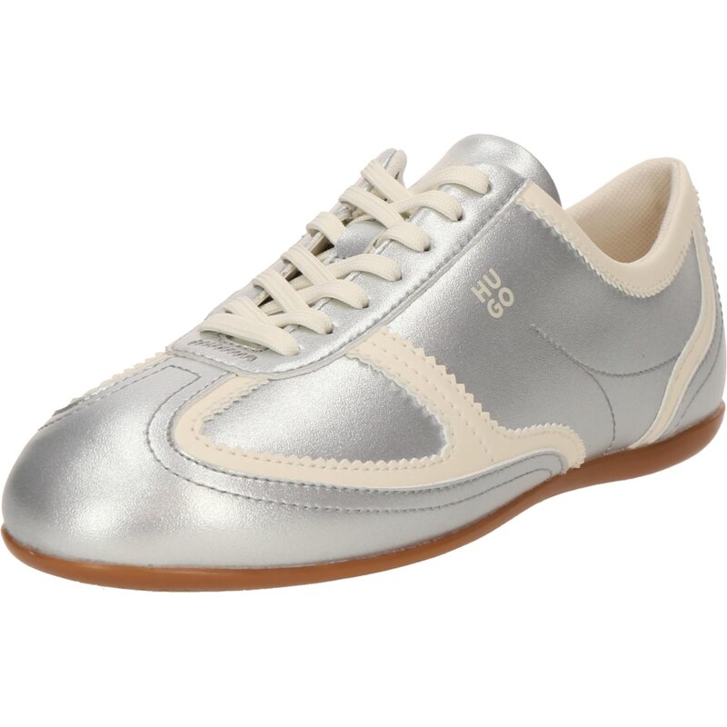 HUGO Nízke tenisky Mystie slonová kosť / strieborná 66537825