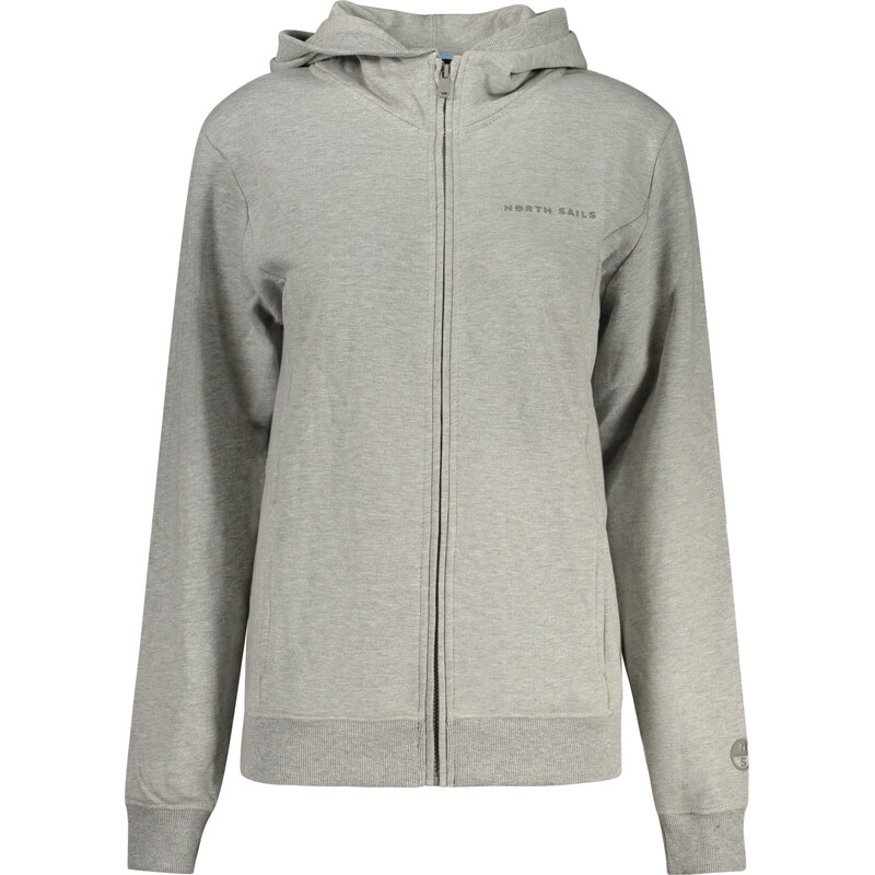 Športová Dámska Mikina so zipsom NORTH SAILS Šedá 68243365