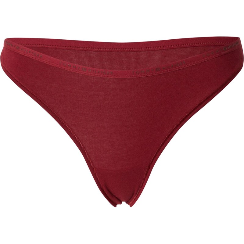 Tommy Hilfiger Underwear Tangá tmavočervená 66537863