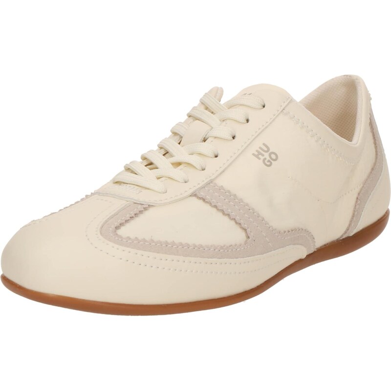 HUGO Nízke tenisky Mystie béžová / biela ako vlna 66537832