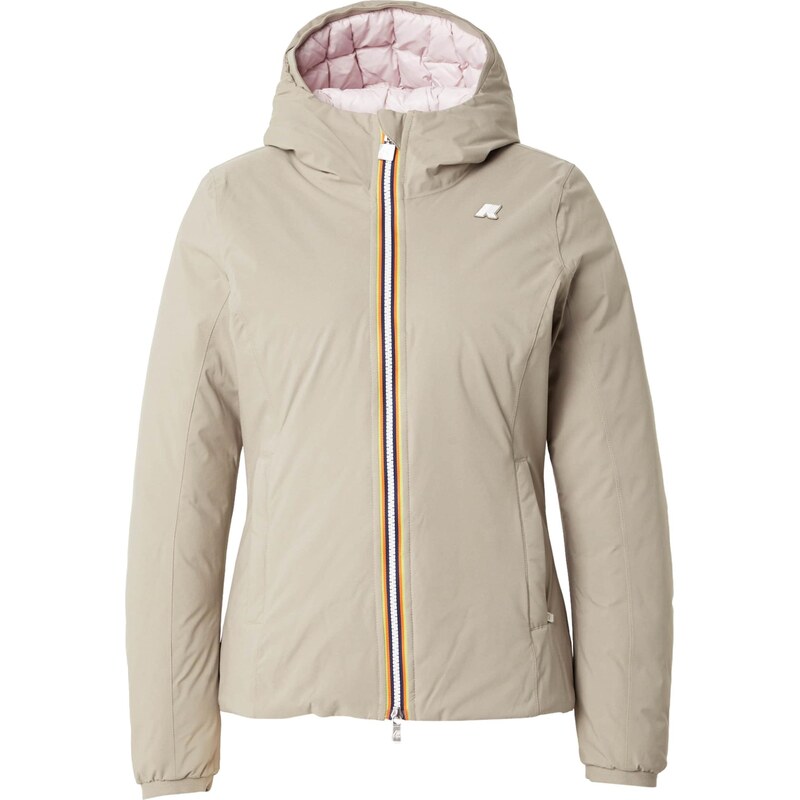 K-Way Prechodná bunda krémová / ružová 66622682