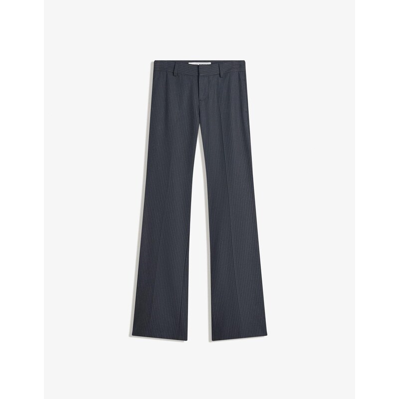 Bershka Nohavice námornícka modrá / dymovo modrá 66537921