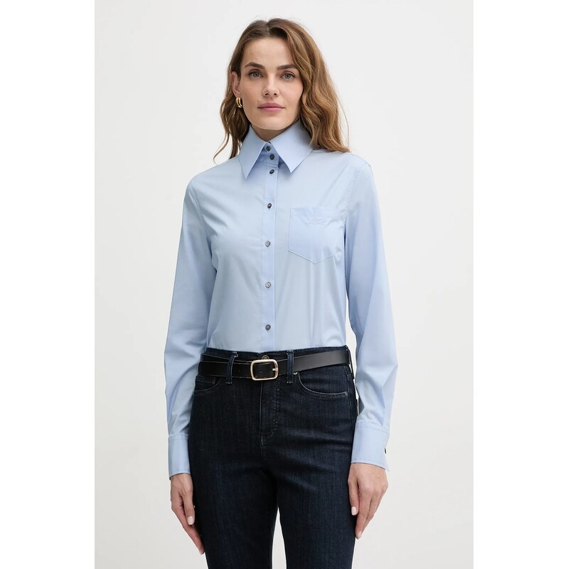 Košeľa s prímesou bavlny Karl Lagerfeld 66567486