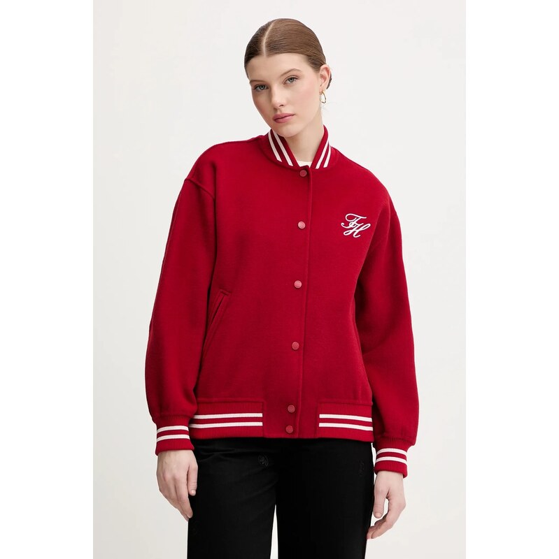 Bomber bunda s prímesou vlny Tommy Hilfiger 66555066