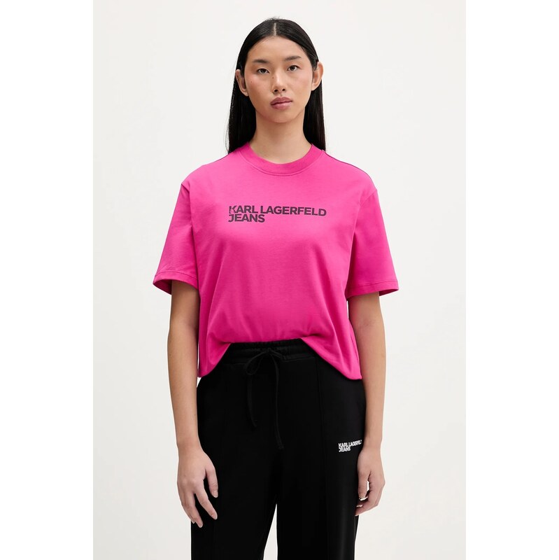 Bavlnené tričko Karl Lagerfeld Jeans 66570044