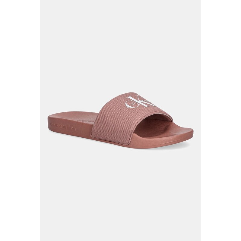 Šľapky Calvin Klein Jeans SLIDE MONOGRAM WN LOGO CK 66554933