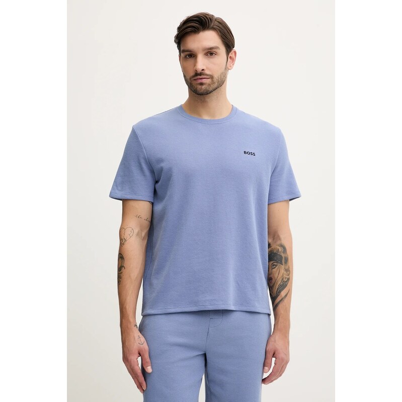 Tričko BOSS Waffle T-Shirt 65234781