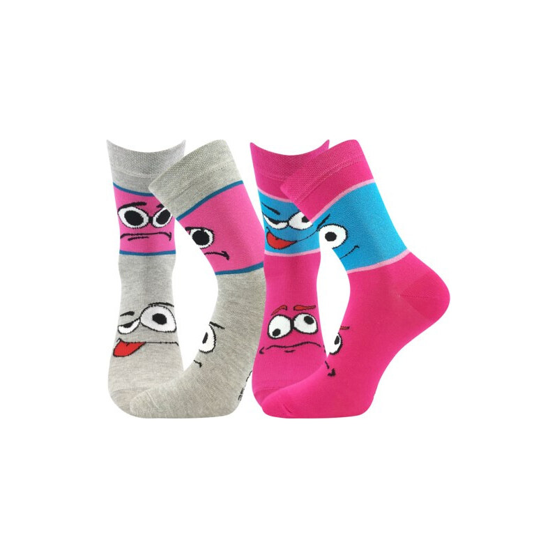 2PACK detské ponožky Boma viacfarebné (Tlamik mix B) 25/29 66561454