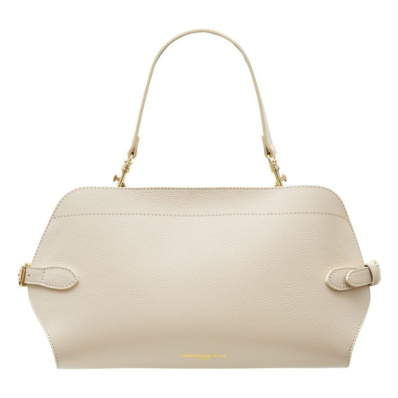 Glamorous by GLAM Dámská kožená kabelka béžová 66555336