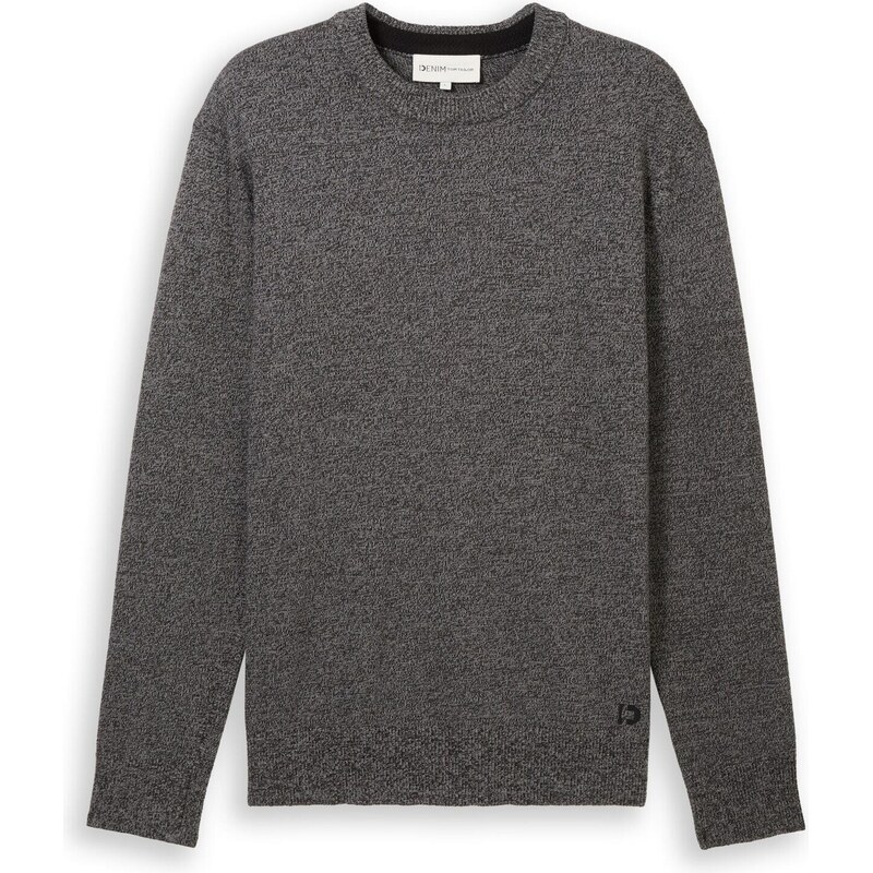 TOM TAILOR DENIM Sveter antracitová / čierna 62854577