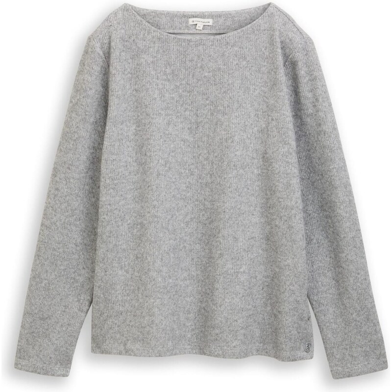 TOM TAILOR Mikina sivá melírovaná 57165822