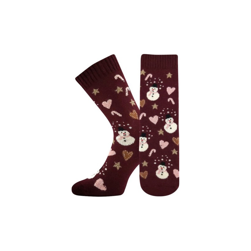 Ponožky Lonka vysoké fialové (Emily) 66561452