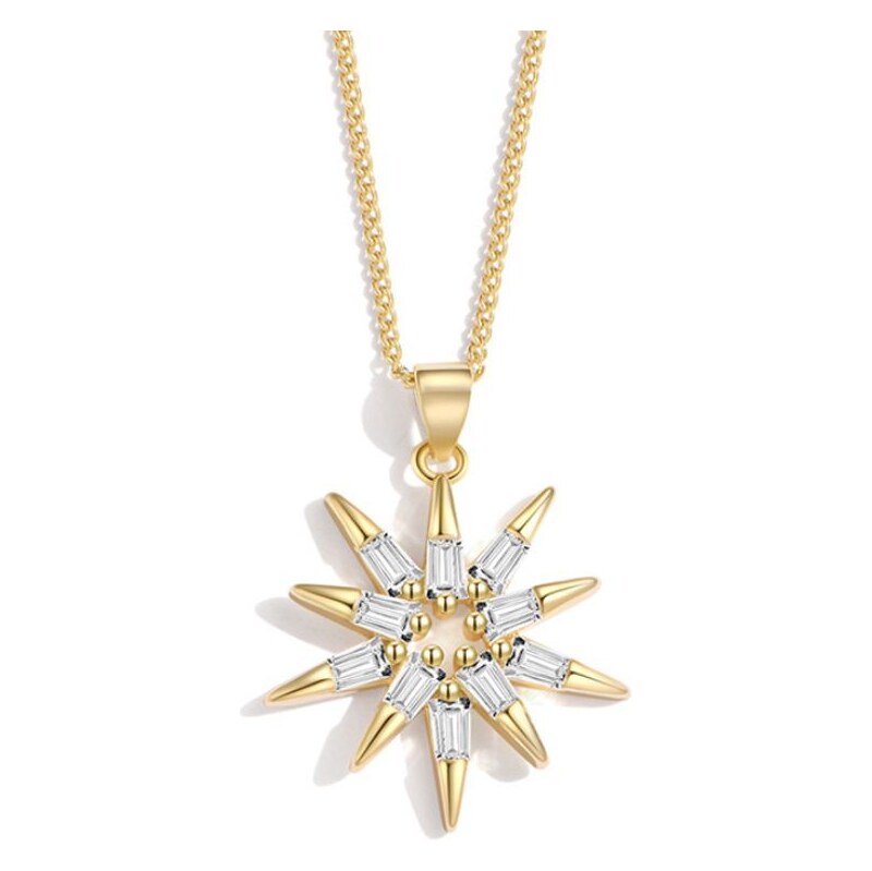 SWAROVSKI Elements Swarovski e. dámsky náhrdelník Sunburst Crystal 66561680