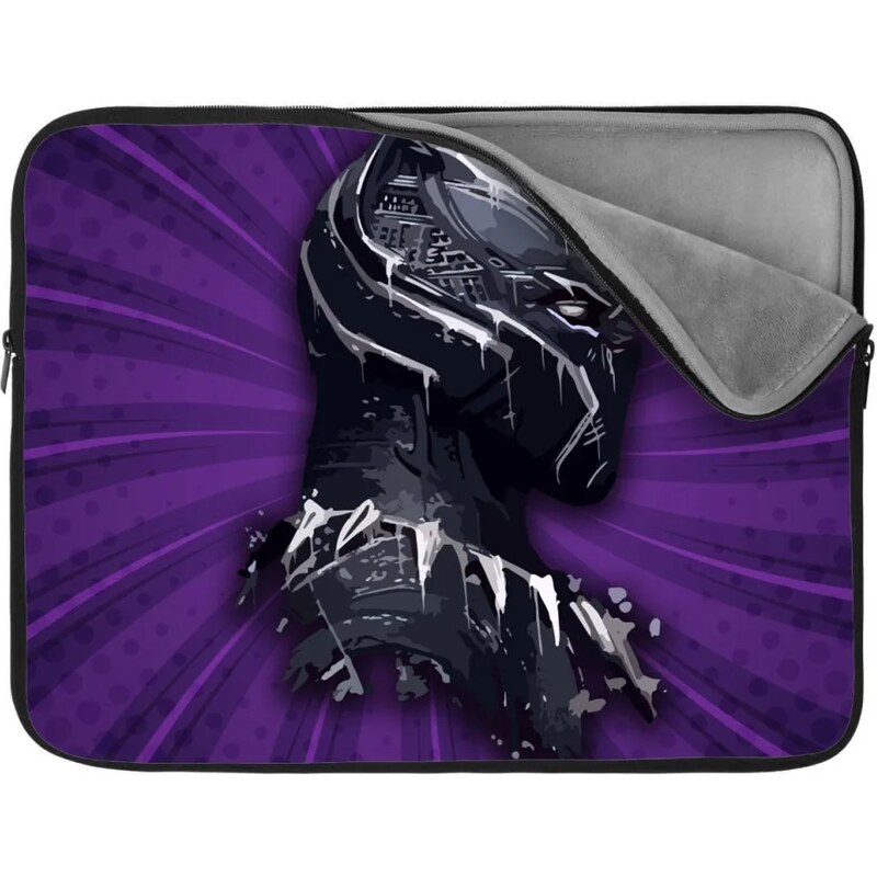 Sablio Obal na notebook BLACK PANTHER z profilu Fialový 65426367
