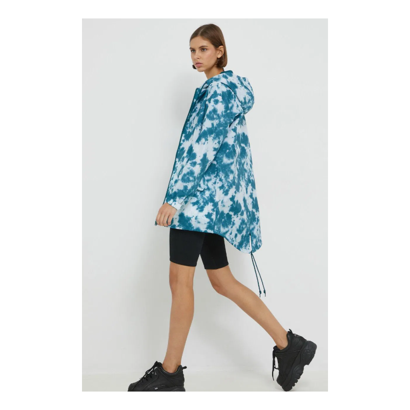 Vans WM MERCY REVERSIBLE PARKA CALIFAS DITSY Deep Teal 36101630