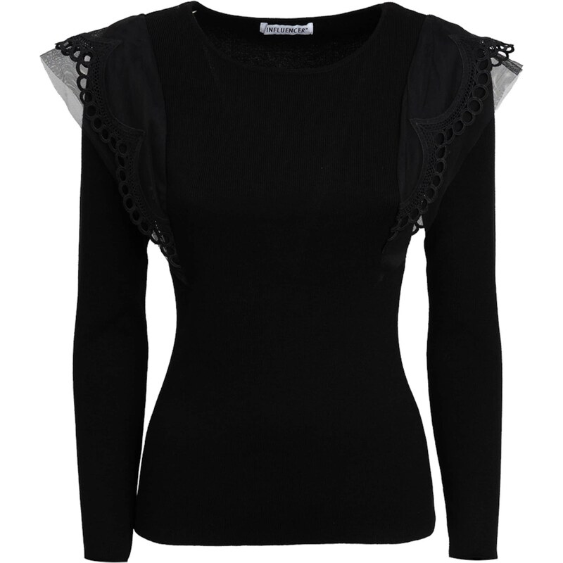 Influencer Sveter čierna 66570275