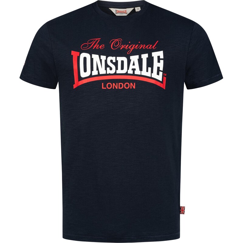 LONSDALE Tričko Aldingham námornícka modrá / červená / biela 64426796