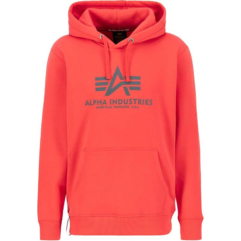 ALPHA INDUSTRIES Mikina Basic jasne červená 66570359