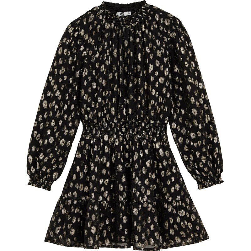 WE Fashion Šaty zlatá / čierna 66570586