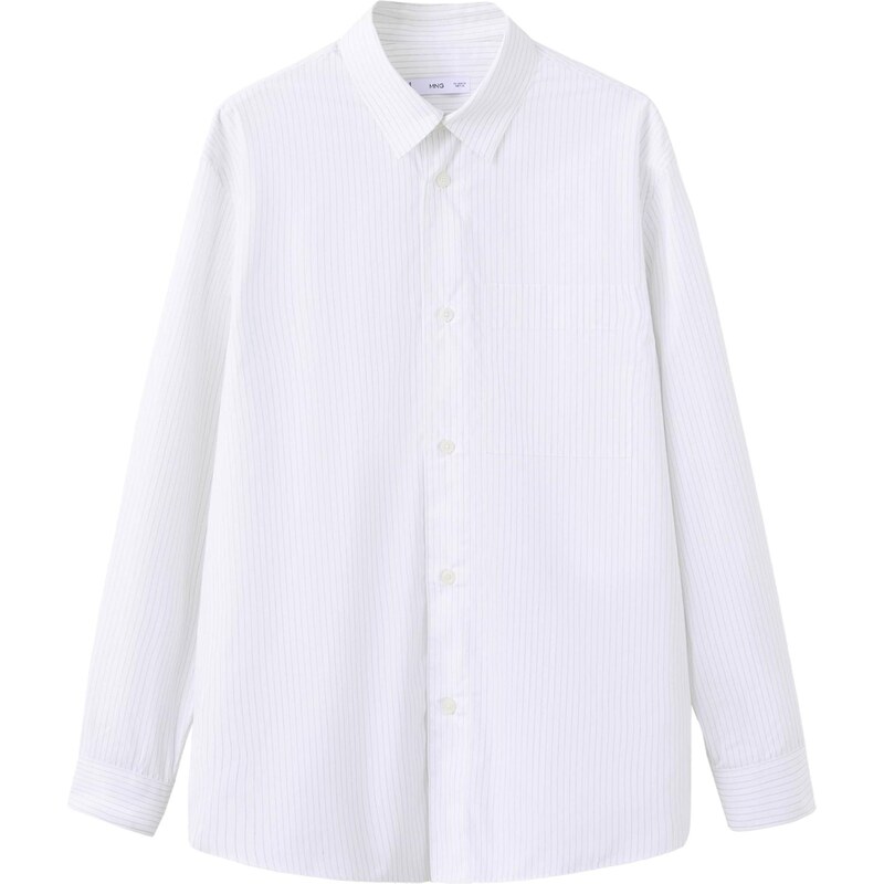 MANGO MAN Košeľa námornícka modrá / biela 66570793