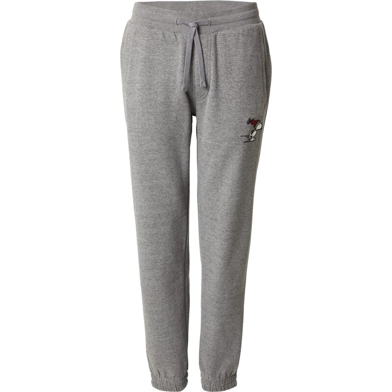 s.Oliver Nohavice Detroit sivá melírovaná / červená / biela 66570813