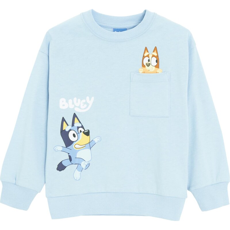 Cool Club Mikina svetlomodrá / tmavomodrá / oranžová / biela 66570923