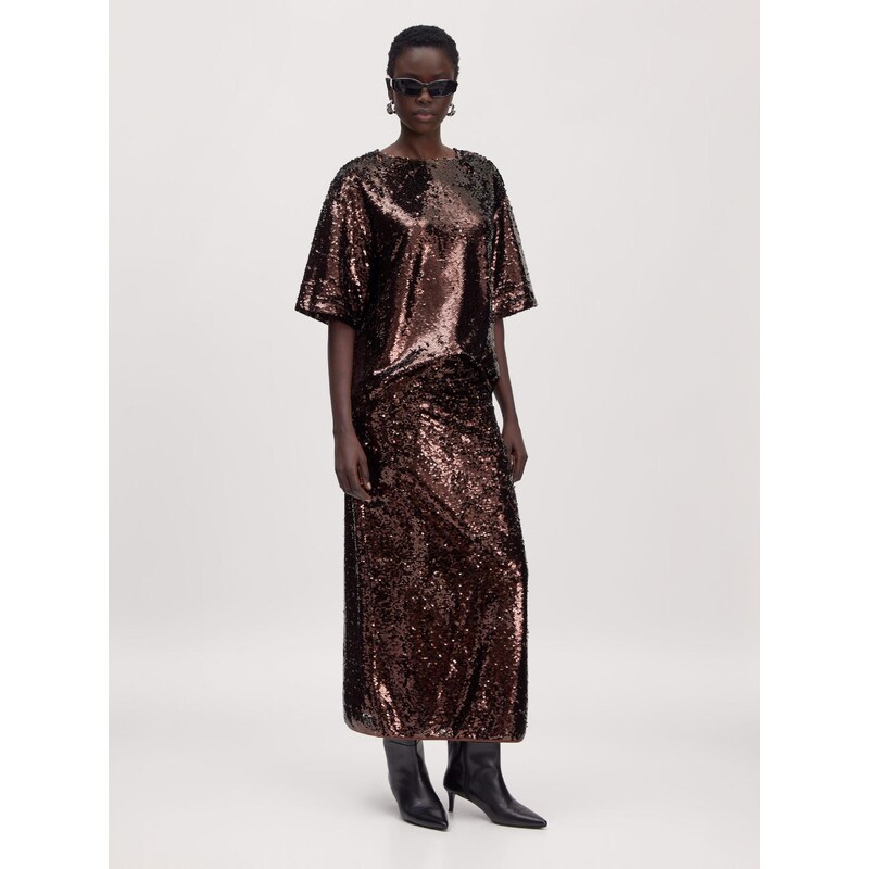 EDITED Tričko Janah hnedá 66570929