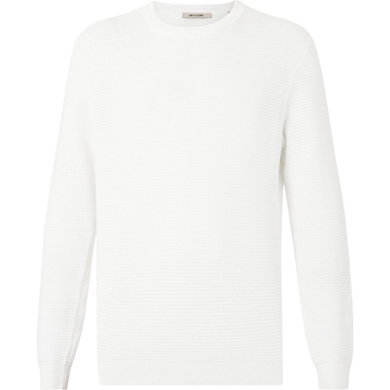 Only & Sons Sveter ONSRon biela 66570954