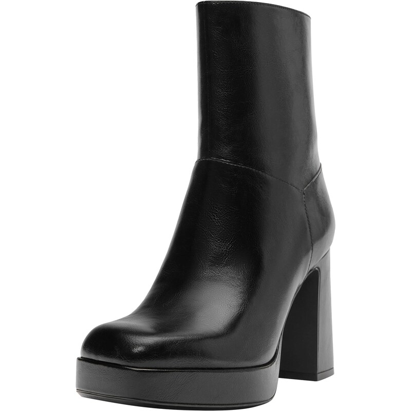 Pull&Bear Členkové čižmy čierna 66570989