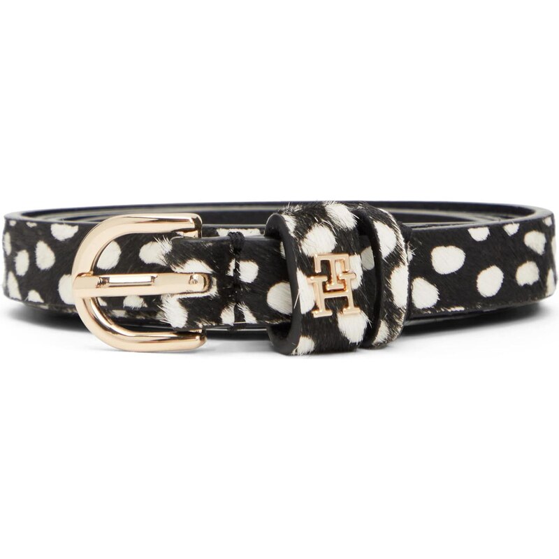 TOMMY HILFIGER Opasky ESSENTIAL EFFORTLESS zlatá / čierna / biela 66570995