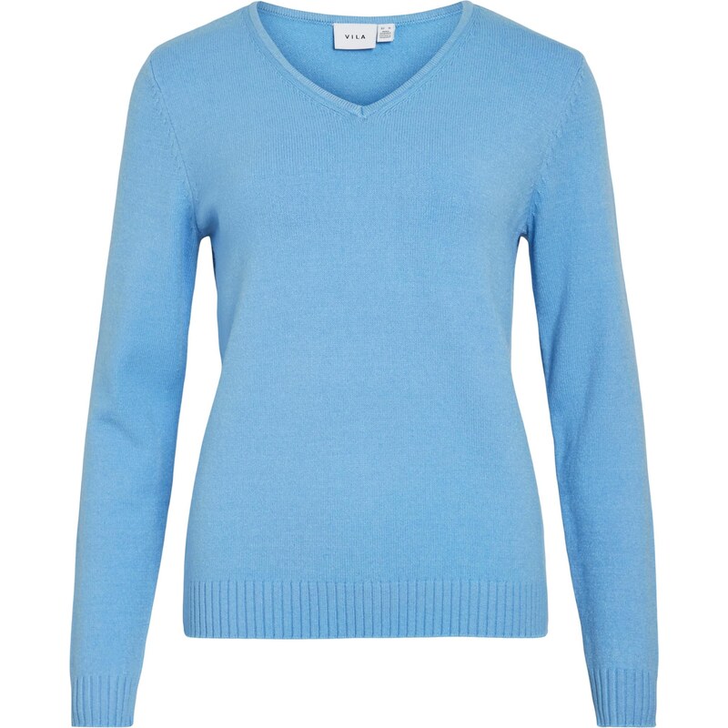 VILA Sveter VIRil nebesky modrá 66570999