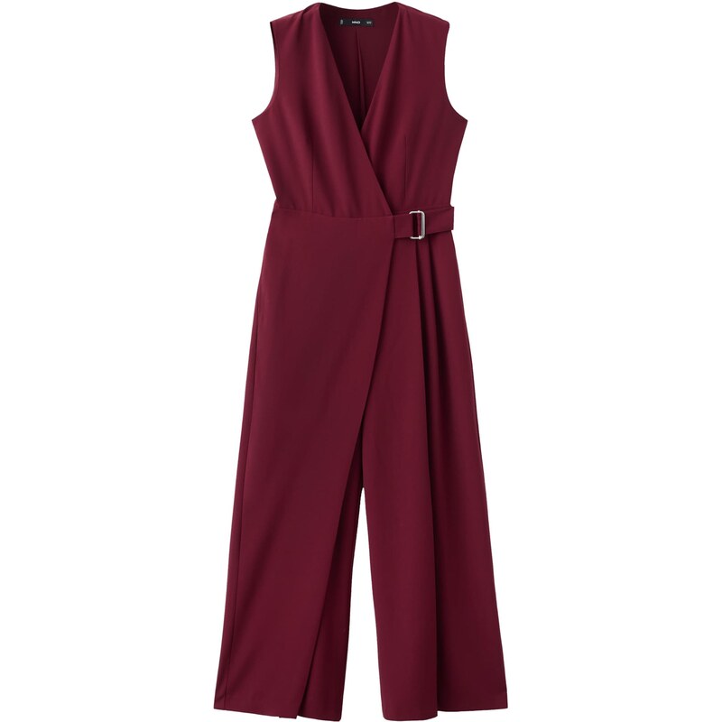 MANGO Overal vínovo červená 66571008