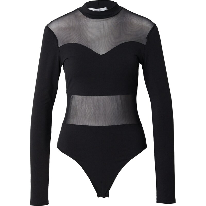 ABOUT YOU Košeľové body Meret čierna 66571012