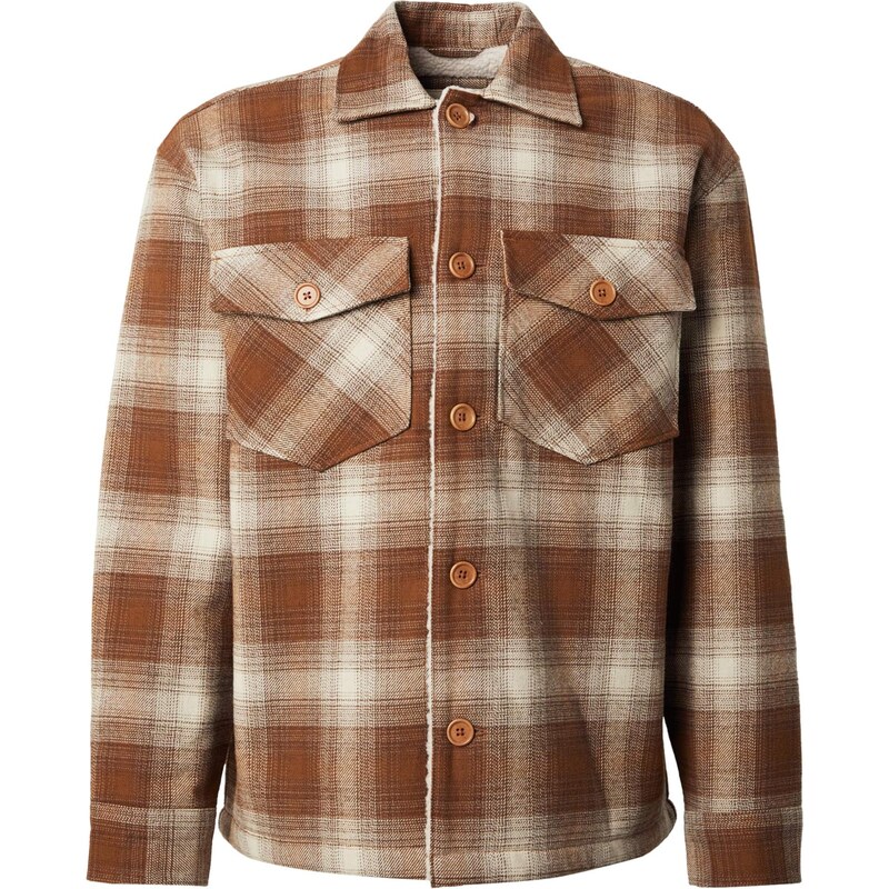 Jack & Jones Premium Prechodná bunda JPRBLURAYLE tmavošedá / biela 66571054