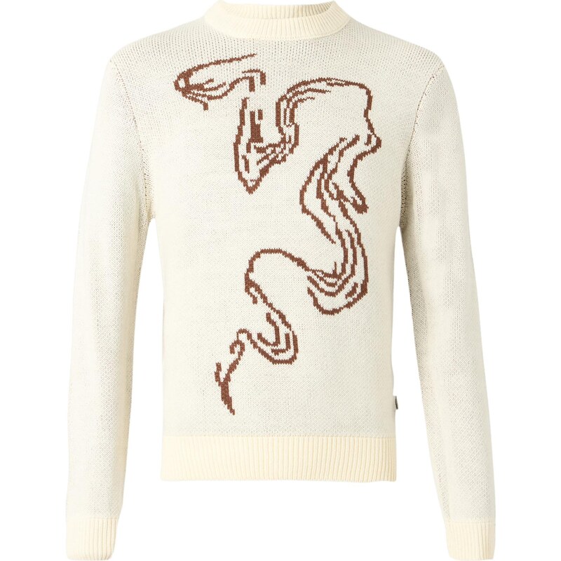 Only & Sons Sveter ONSHAMILTON krémová / čokoládová 66571160