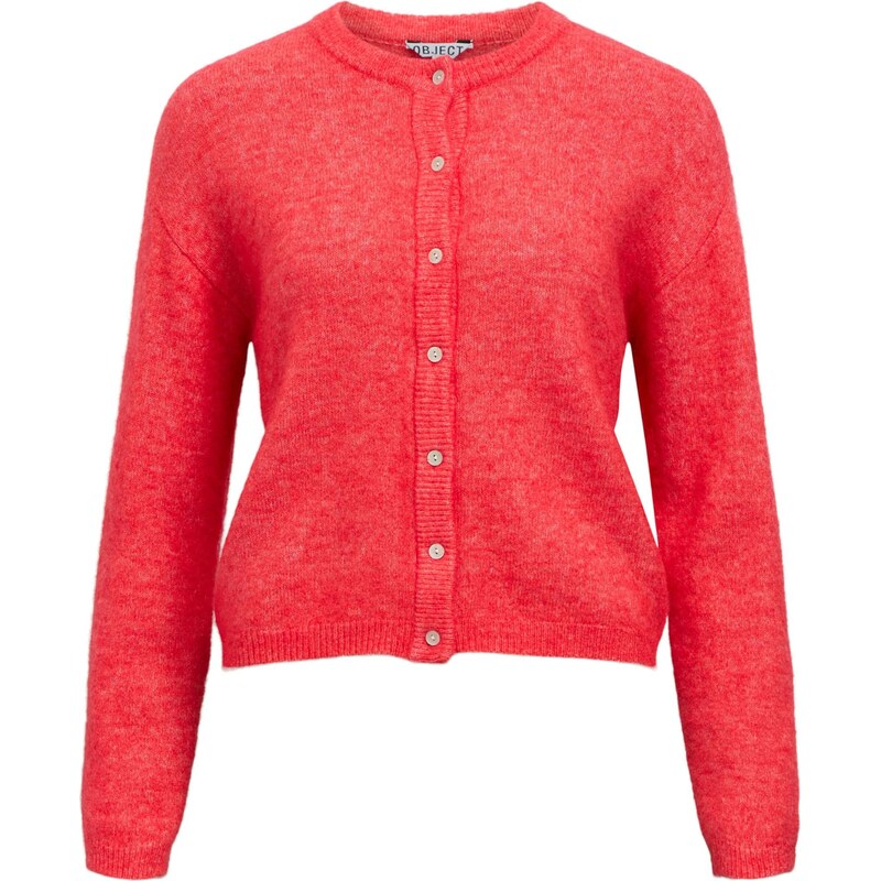 OBJECT Kardigán OBJAgate jasne červená 66571125