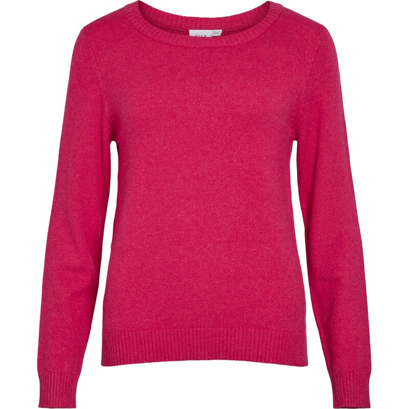 VILA Sveter VIRil tmavoružová 66571114